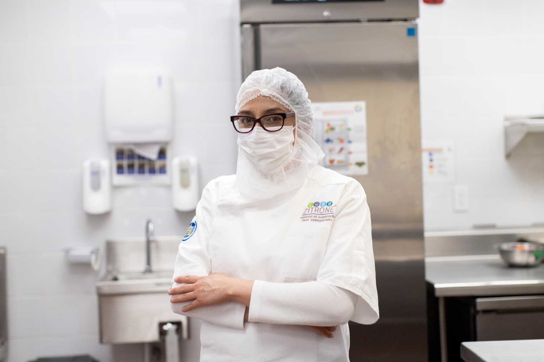 Montaje de catering corporativo para un evento de empresa