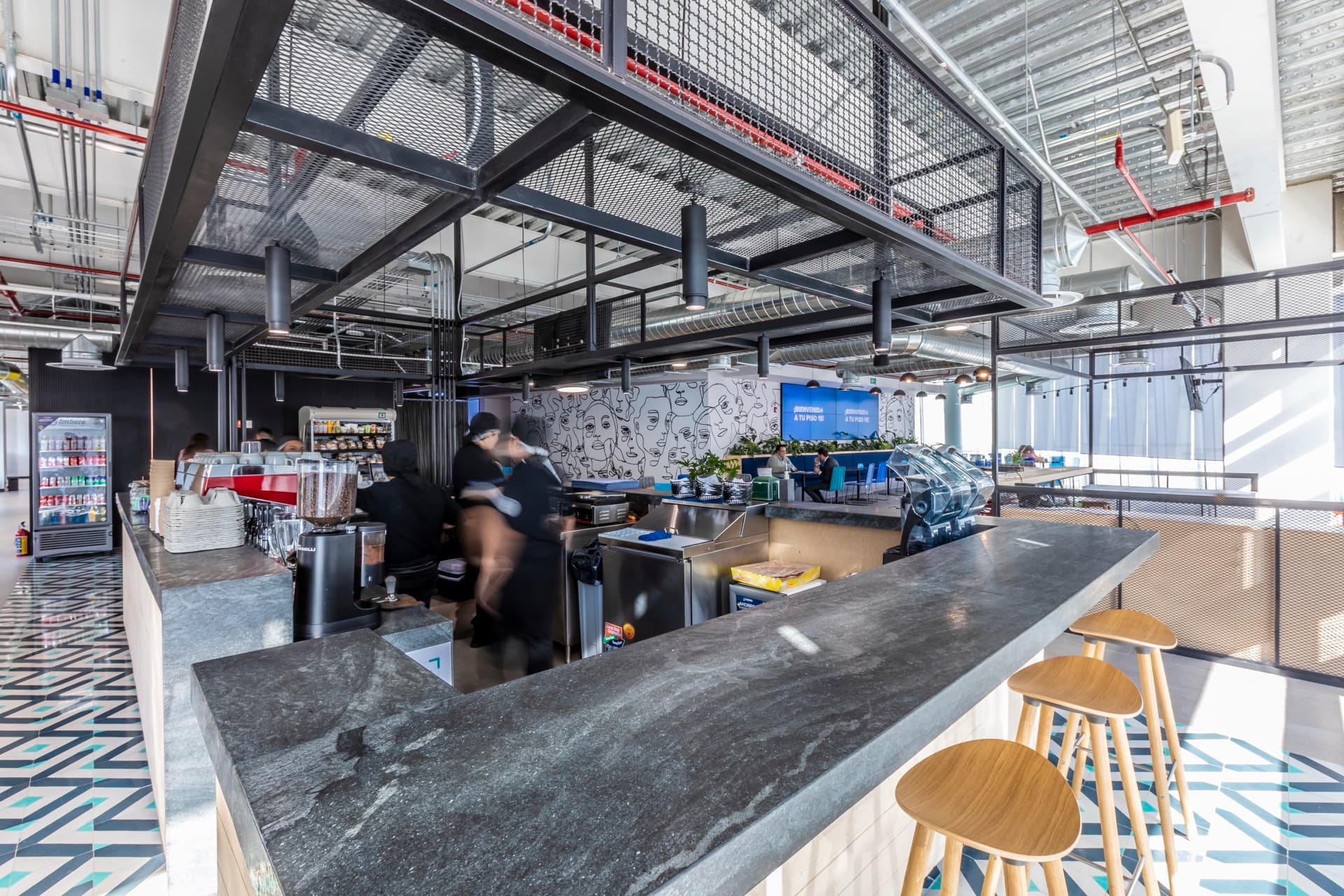 Barra de café en la oficina